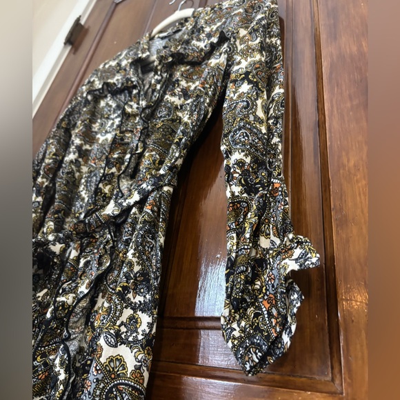 Topshop Ruffle Button Down Dress - Picture 9 of 11